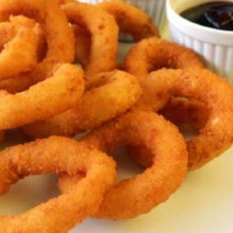 12uni anéis de cebola+ barbecue