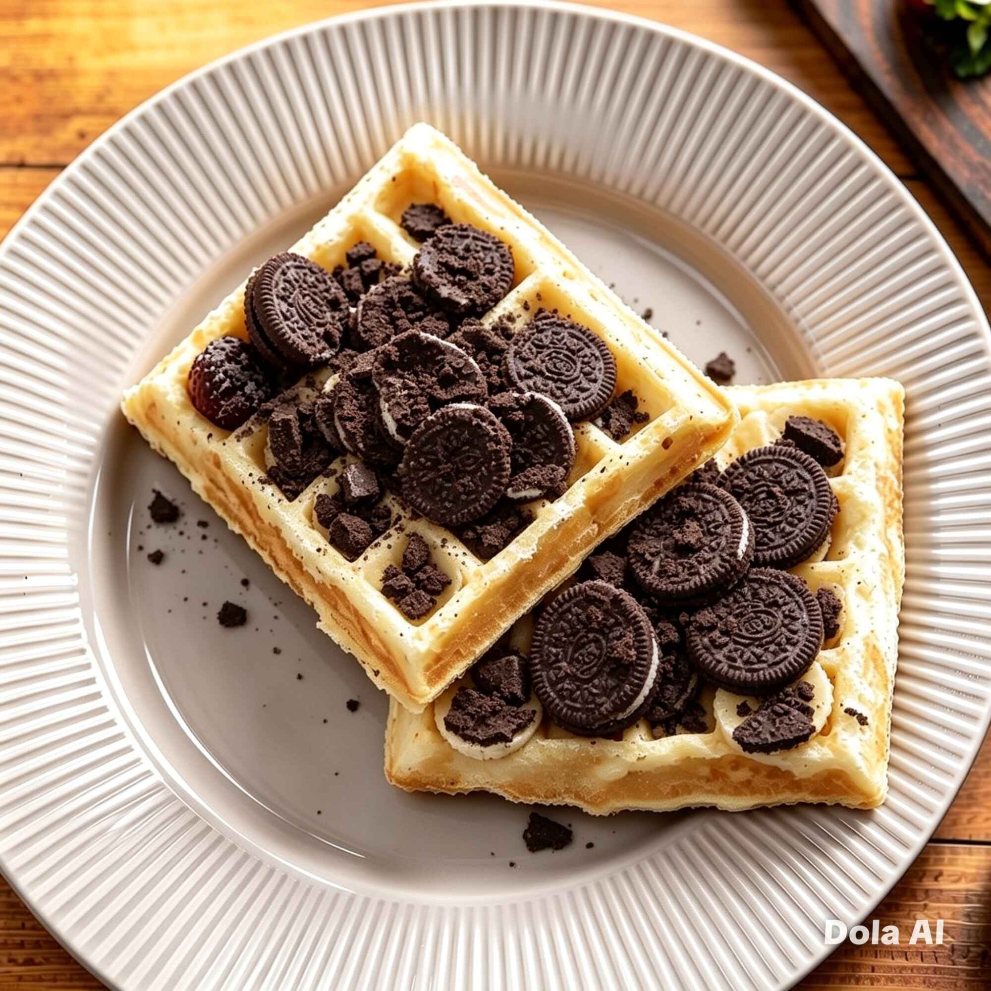 Wafle de oreo