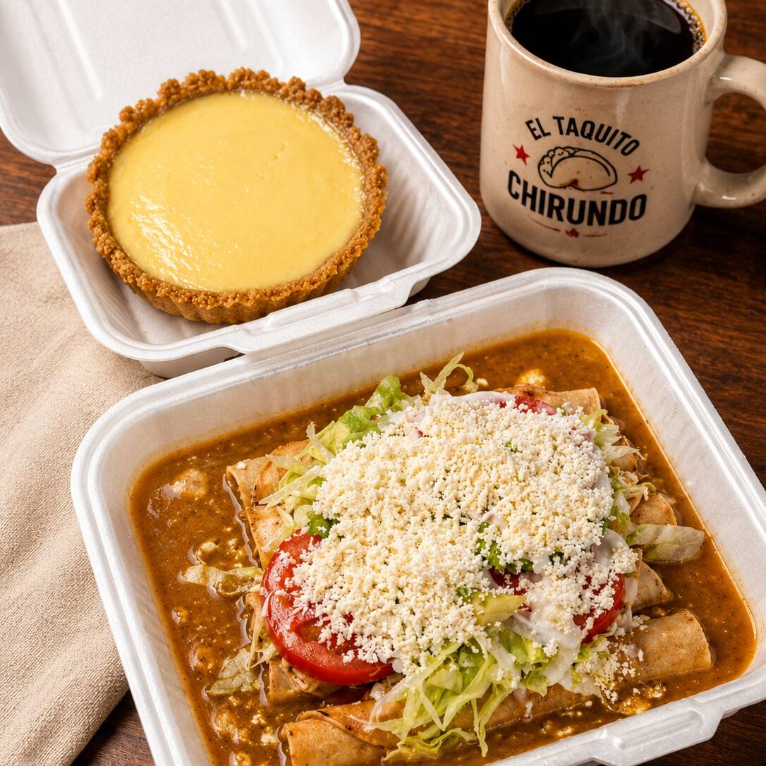 Combo Taquitos con Postre