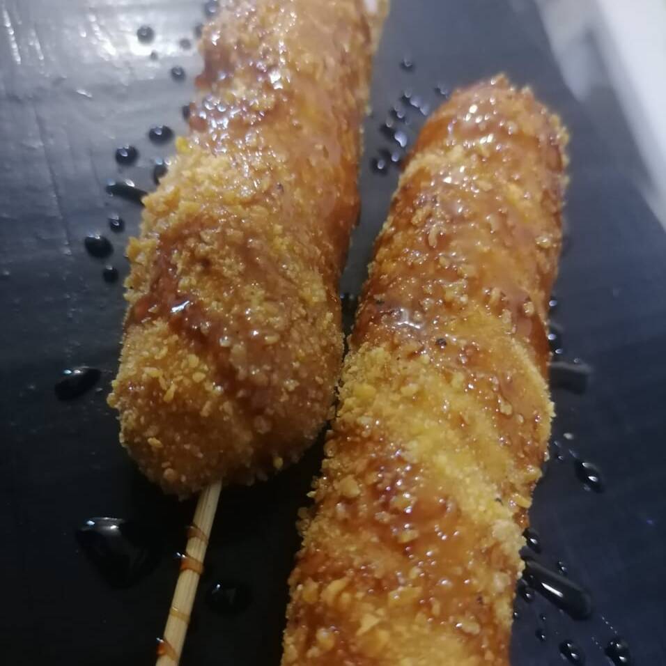 Kushiague de Camarón con Queso