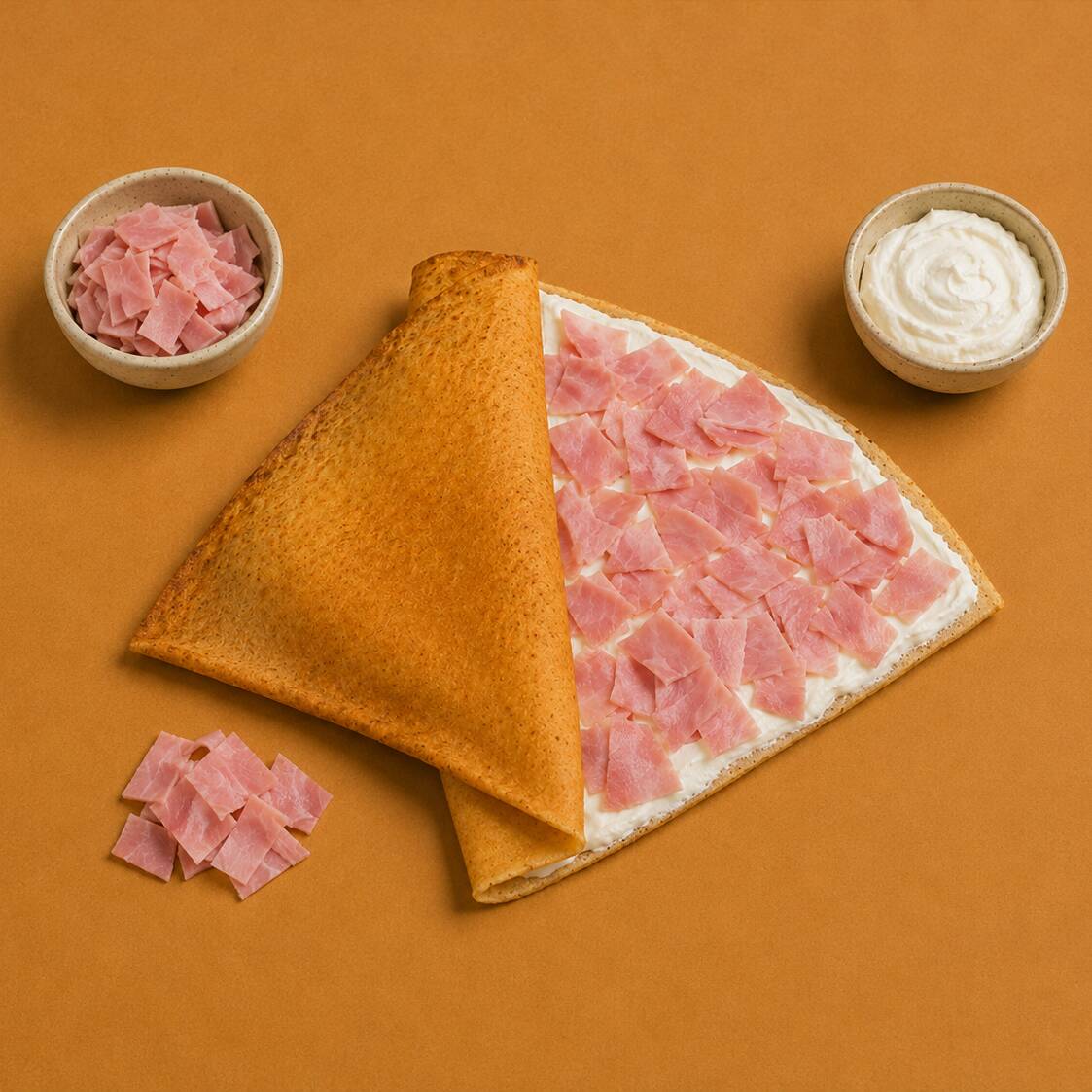 Crepa Jamón + Philadelphia