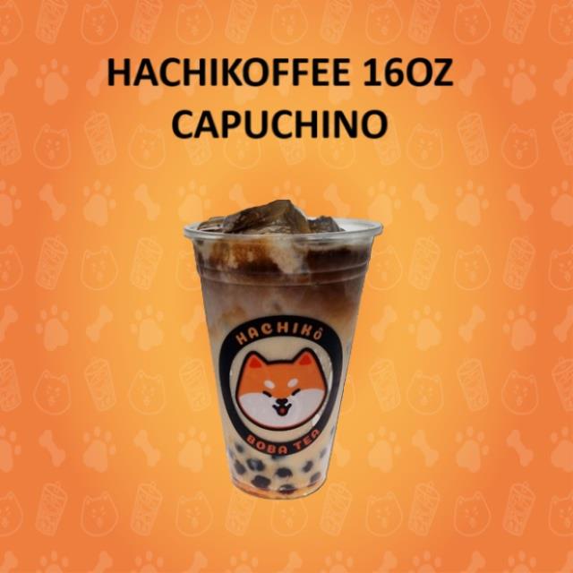 HACHIKOFFEE CAPUCHINO LATTE 16OZ
