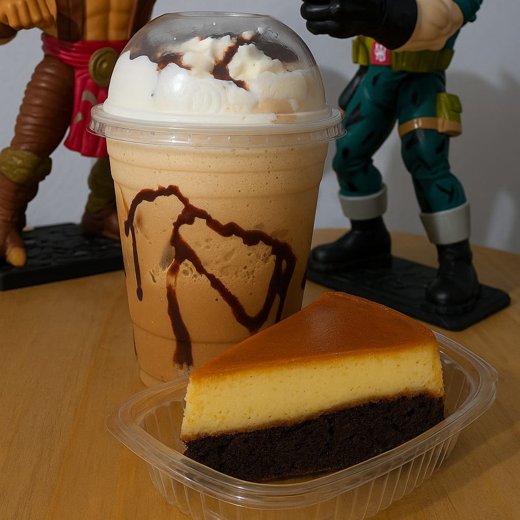 Frappé de Moka + Rebanada Chocoflan