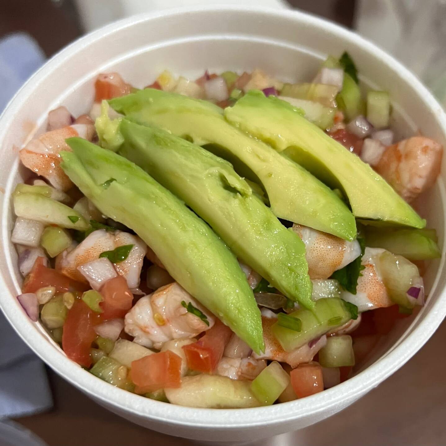 1Lt de Ceviche de Camarón Mixto