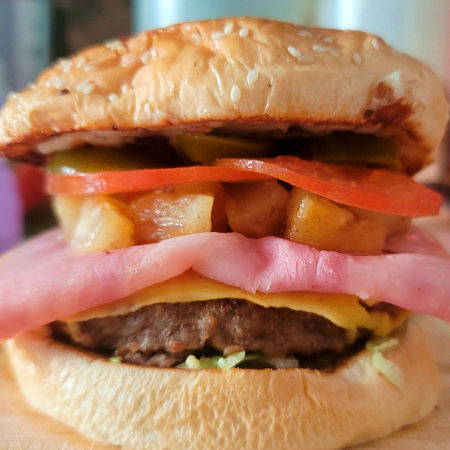 Hamburguesa Hawaiana