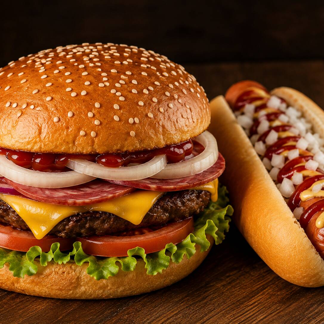 INDIVIDUAL BURGER Y HOTDOG