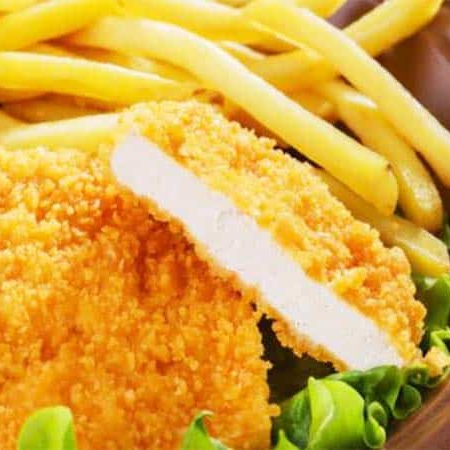 Milanesa con Papas