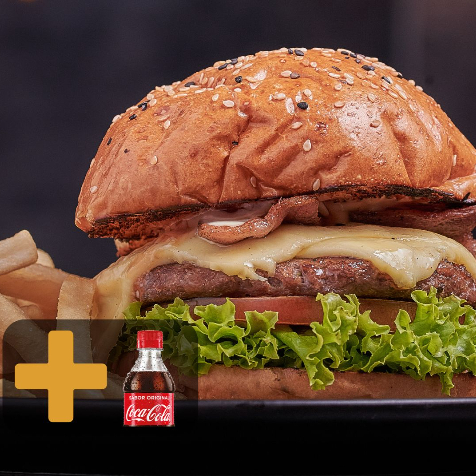 Burger D'Kché + Mixto D'Kché + Coca Cola