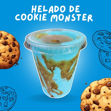 Helado Cookie Monster