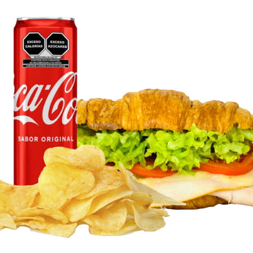 Combo-Croissant de Jamon de Pavo-Refresco