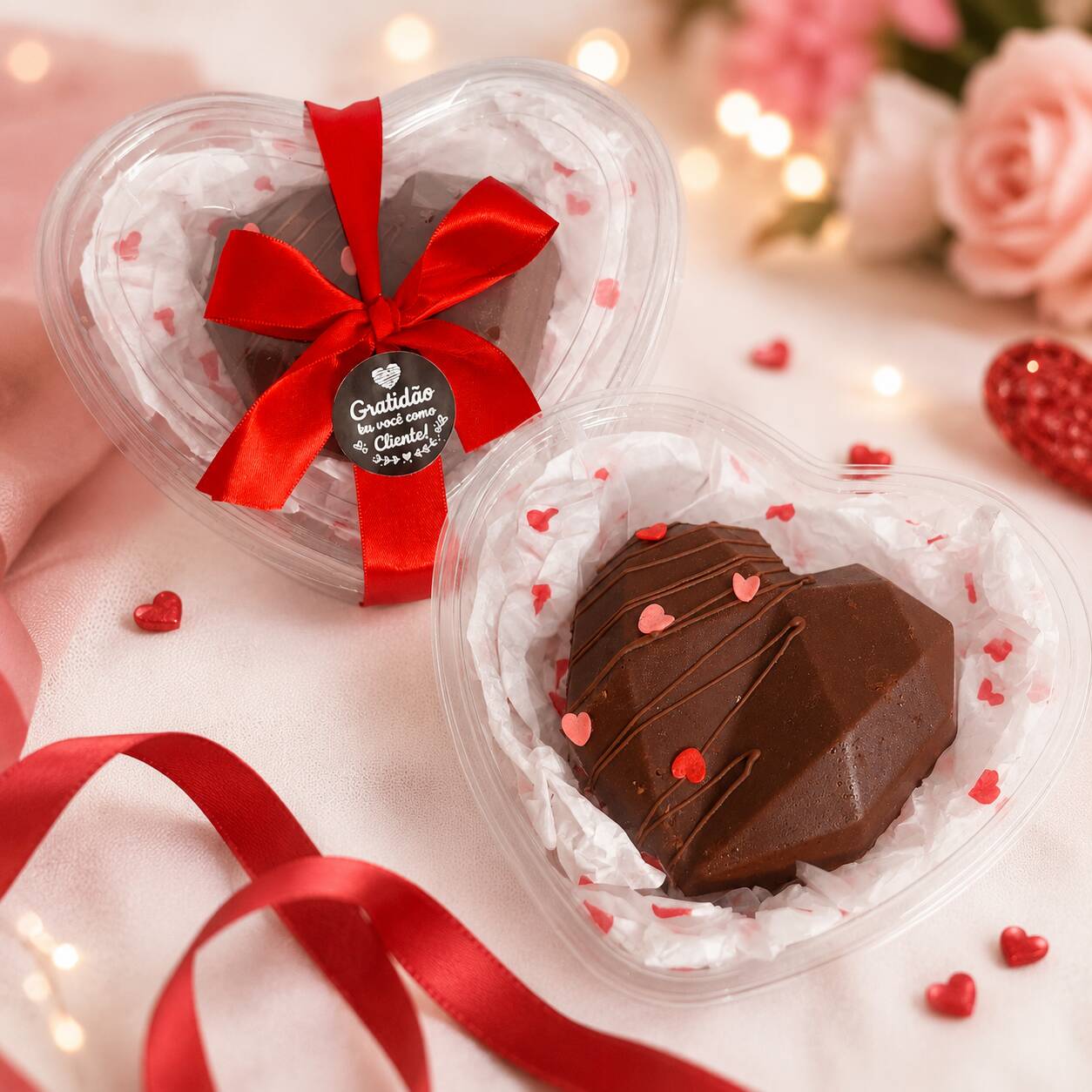 Coração Trufado de Ninho com Brigadeiro 💛🍫 Delicioso coração de chocolate recheado com um creme super cremoso de leite Ninho, combinado com brigadeiro gourmet bem chocolatudo. Uma explosão de sabor em cada colherada! Perfeito para presentear ou se apaixonar a cada pedaço. ✨ Feito com ingredientes selecionados ✨ Recheio cremoso e generoso ✨ Ideal para presentear ou compartilhar