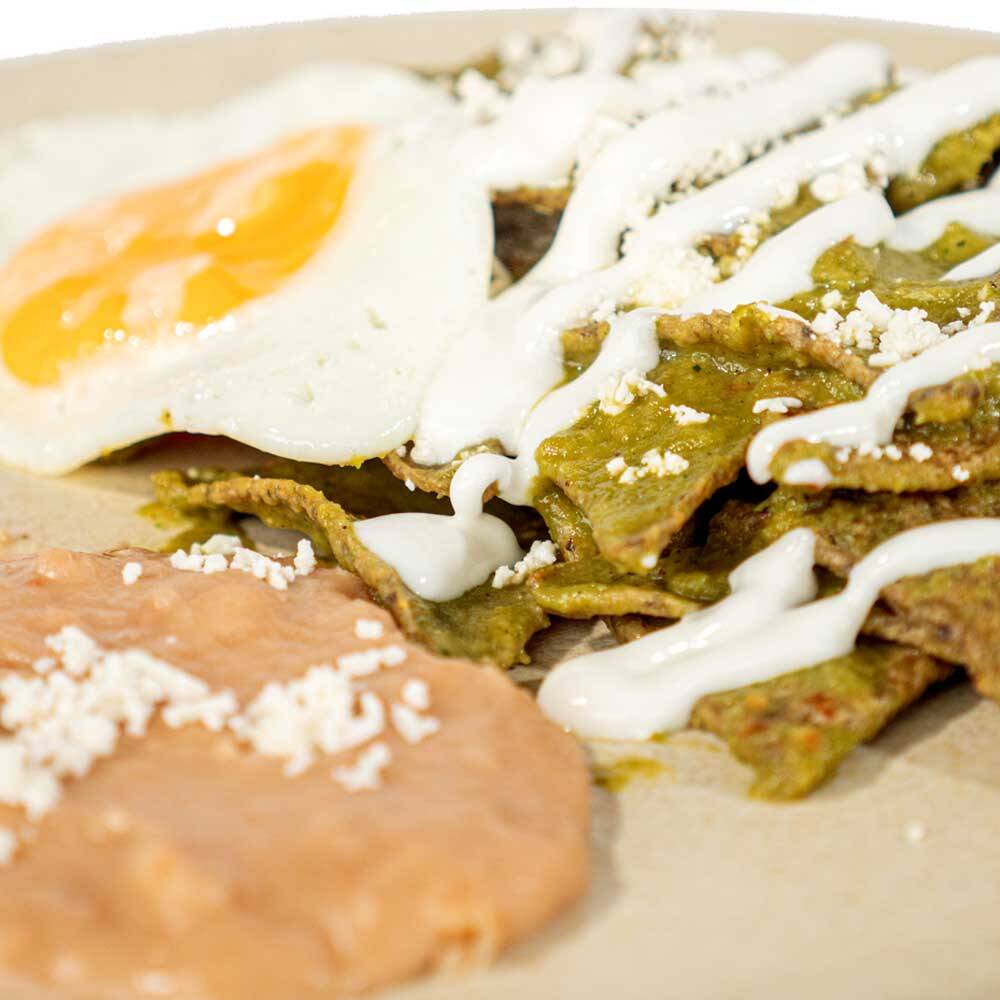 Chilaquiles Salsa Verde Combinados
