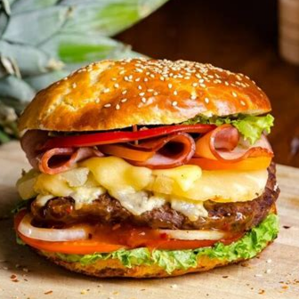 Hamburguesa Hawaiana