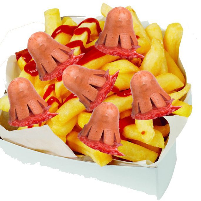 Papas con Salchicha