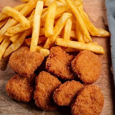 Nuggets con Papas