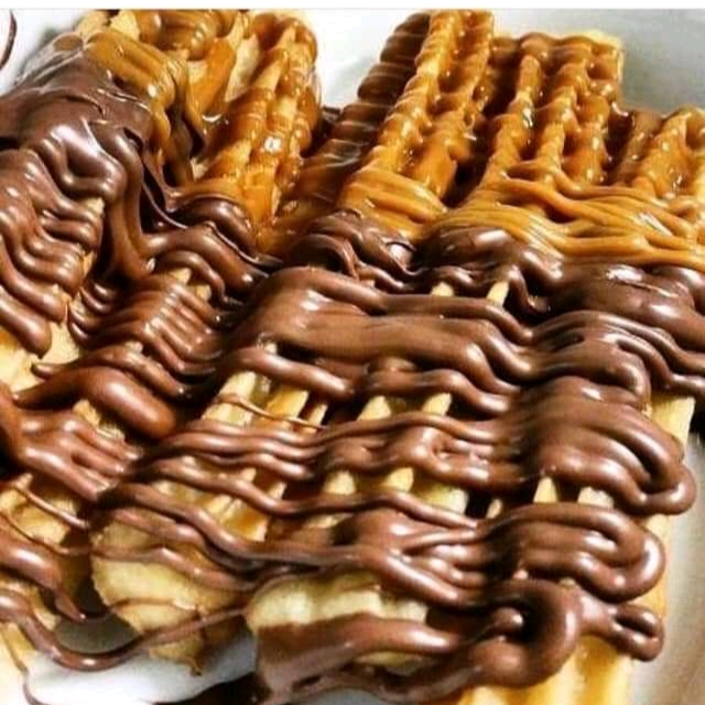 Churros Glaseados de Arequipe y Chocolates