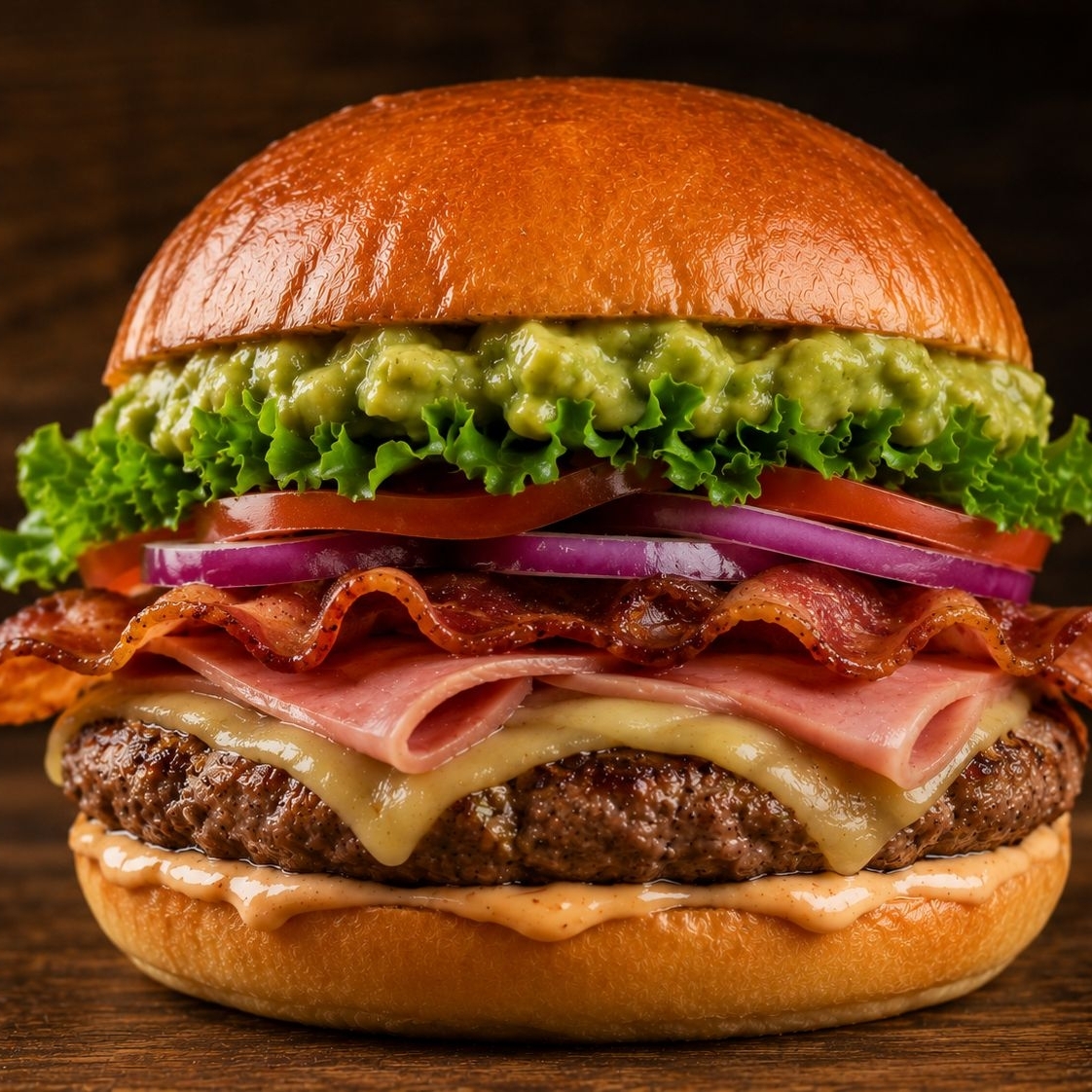 Hamburguesa La Guacatrona