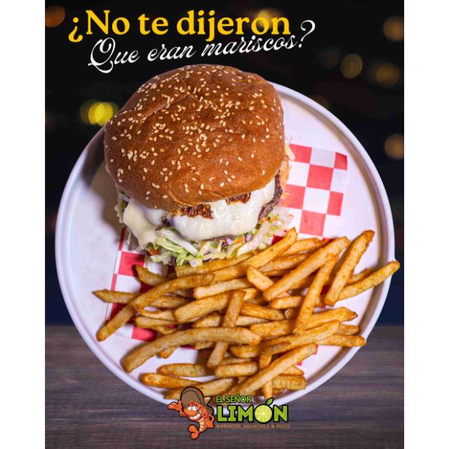 HAMBURGUESA DE RES