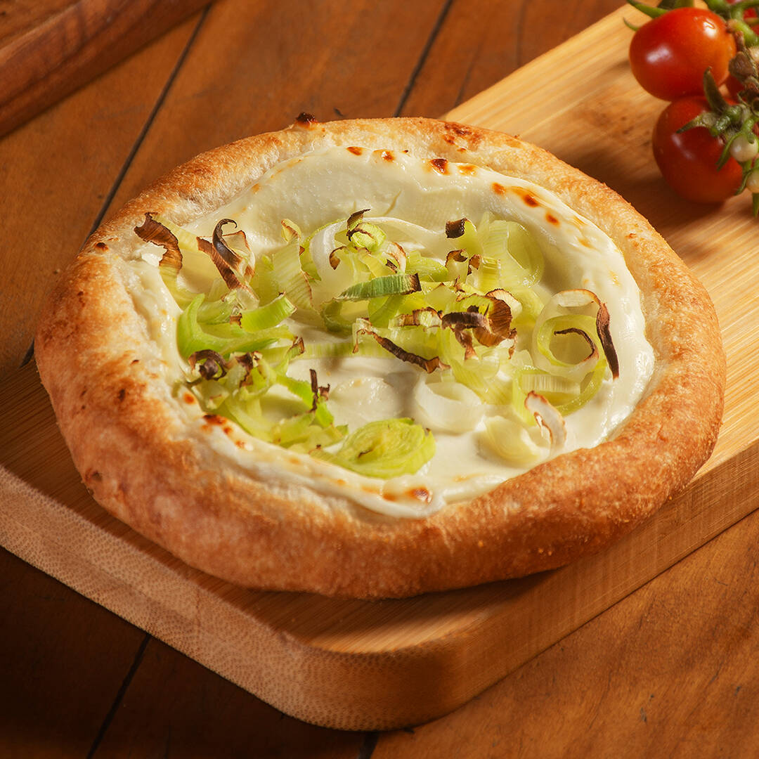 Cream cheese com alho poró