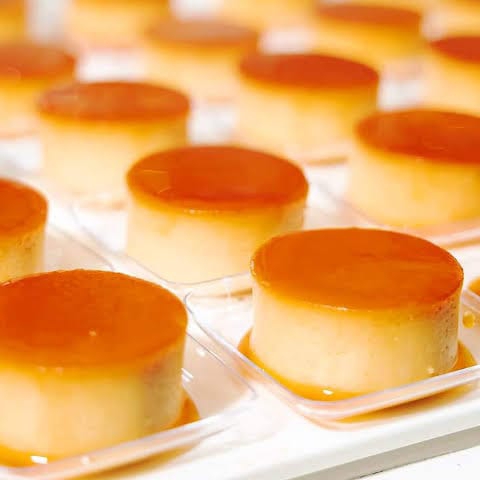 Delicioso pudim de leite
