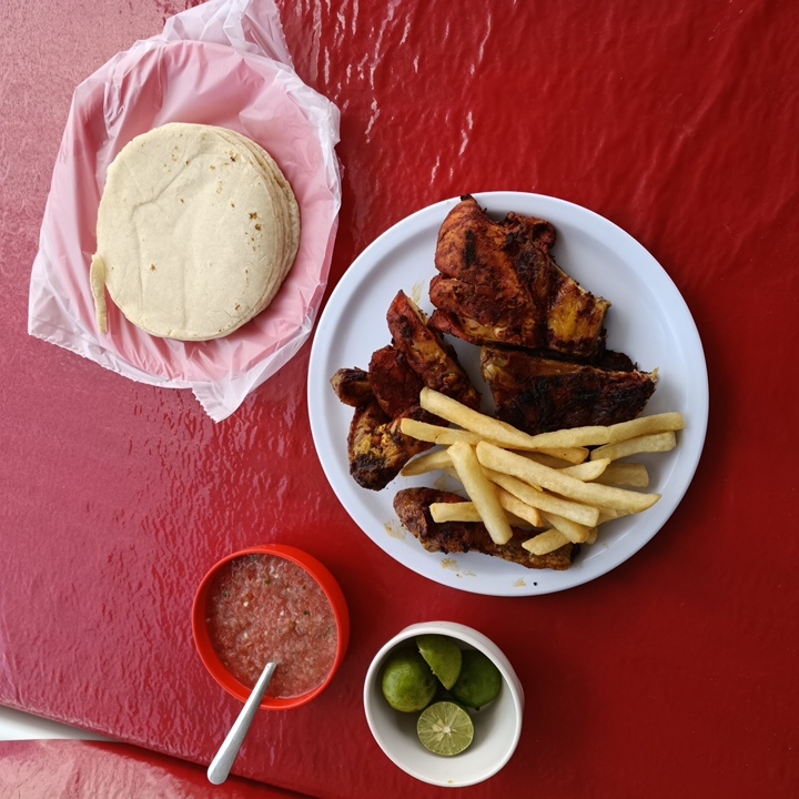 #7 1/2 Pollo c/ Papas