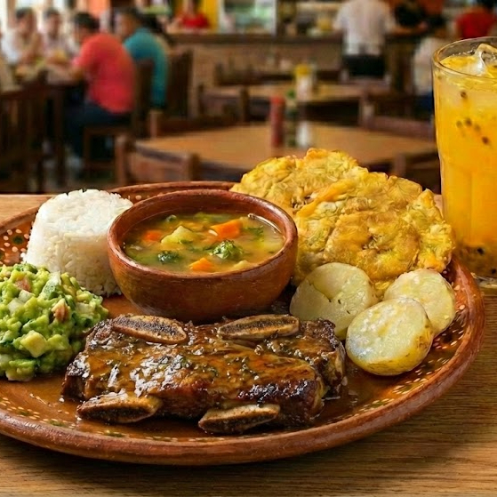 Especial del Dia Con Costillas De Ternera