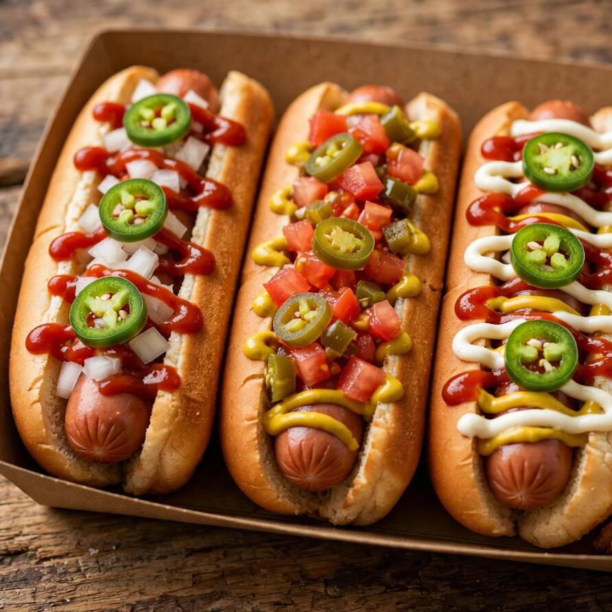 Orden de 3 Hot Dogs