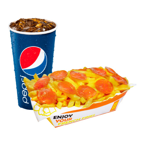 PEPPERONI CHEESE FRIES