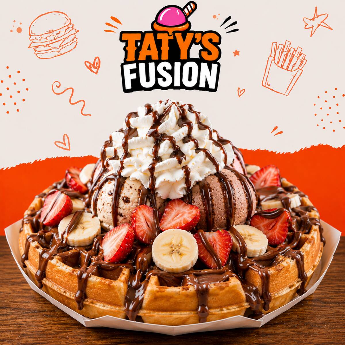 WAFFLE NUTELLA