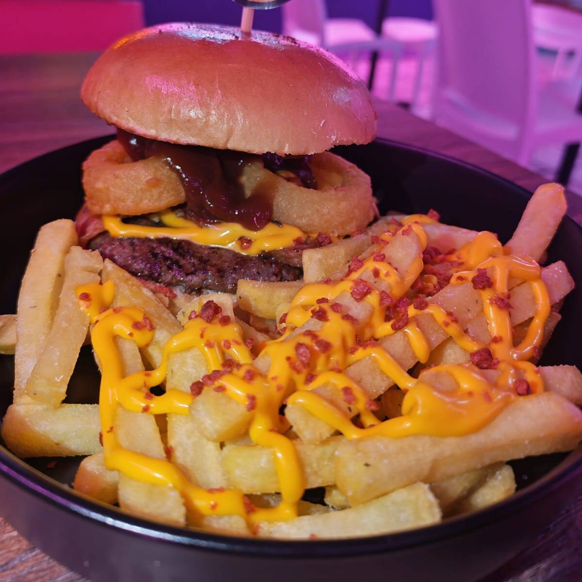 Wester Burger con Papas