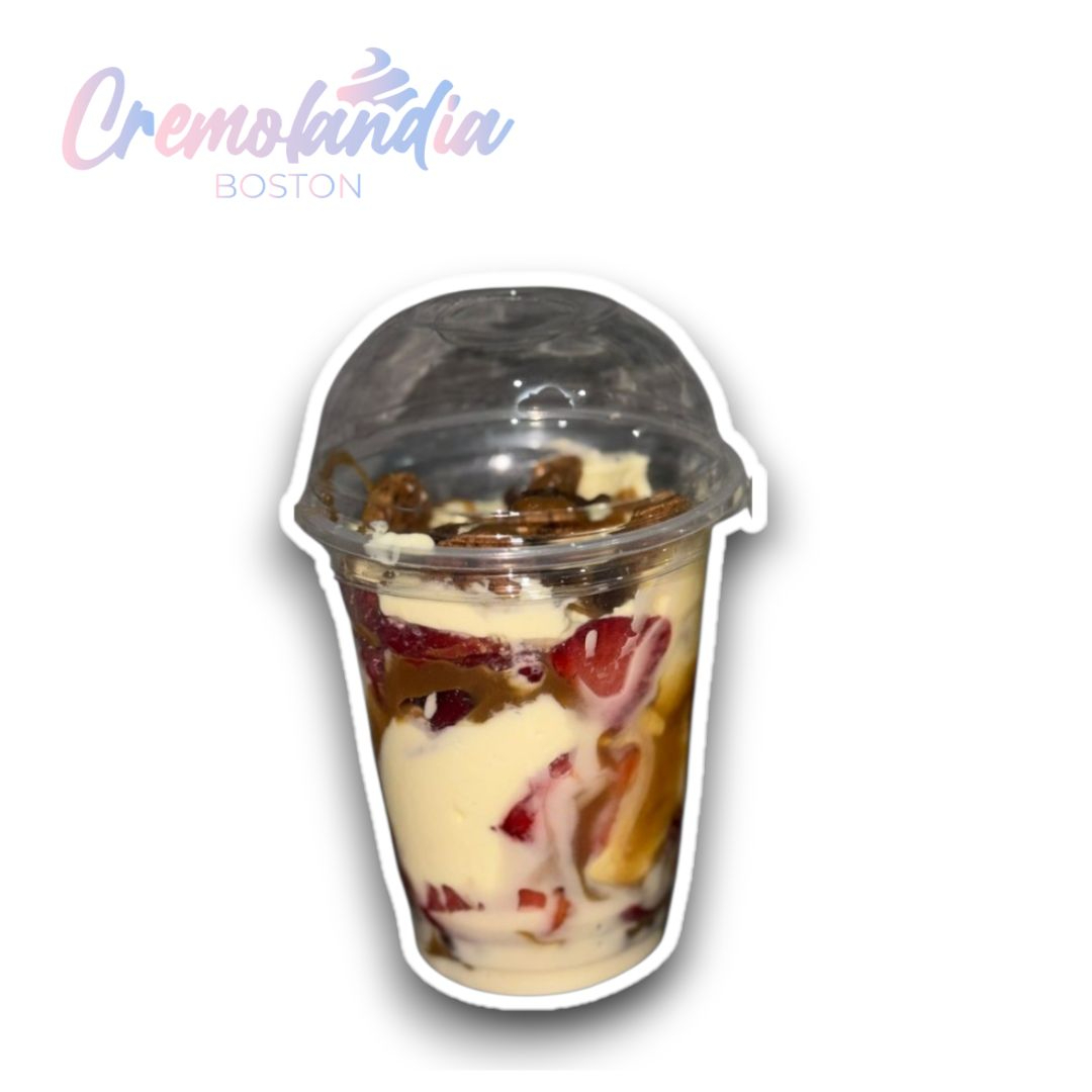 Fresas con Crema Artesanal Sencilla