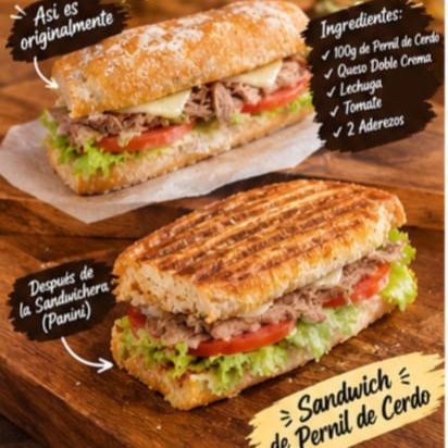 Sandwich Pernil de Cerdo
