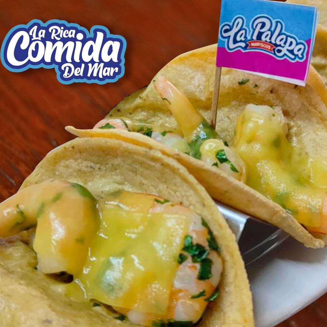Tacos de Camarón con Queso