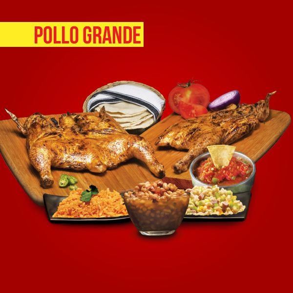 PKTazo (1.5 Pollo Gde+ 3 Compl a Elegir)