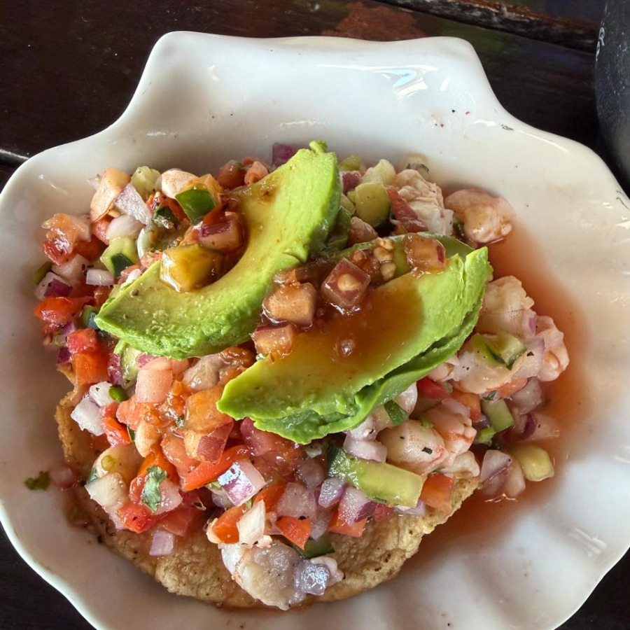 Tostada de Camarón