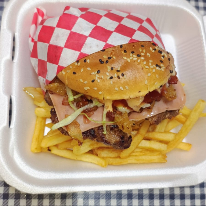 Hamburguesa Belica Con Papas