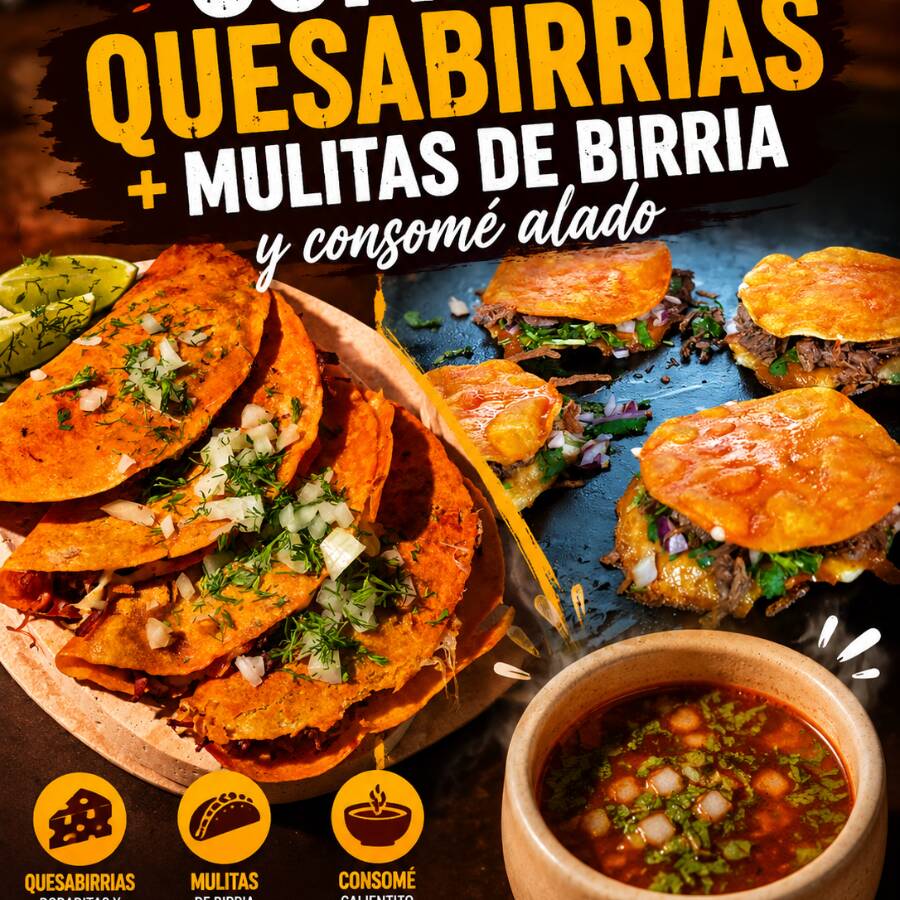 Combo 2Mulitas+1Quesabirria.