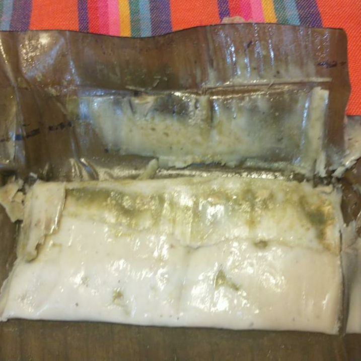 Tamal de pollo Verde