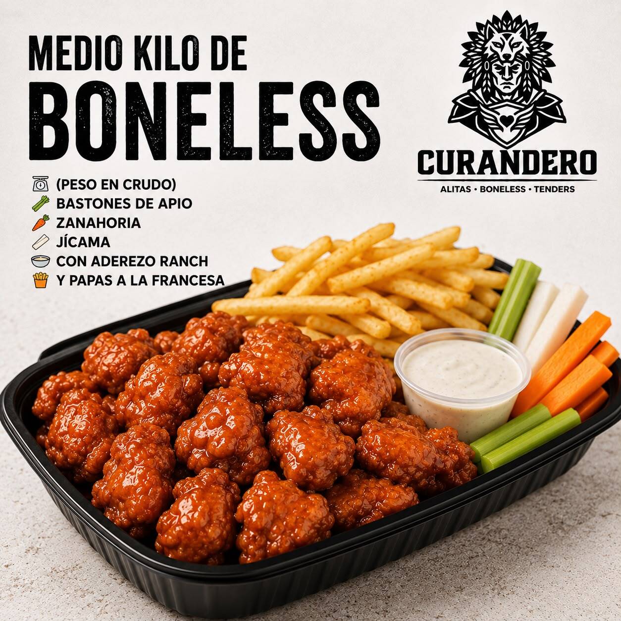 Medio Kilo de Boneless
