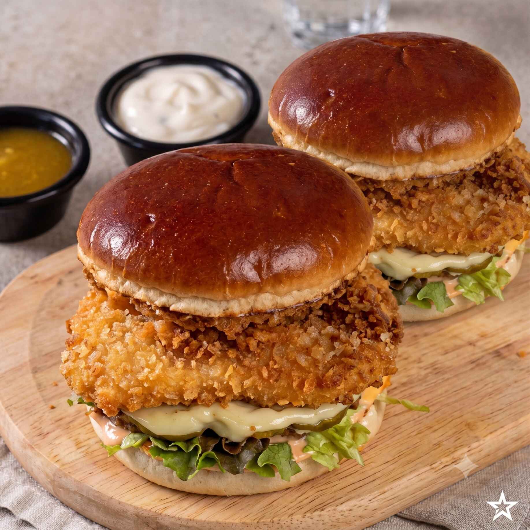 2 Burger Crunchy ( PROMO )