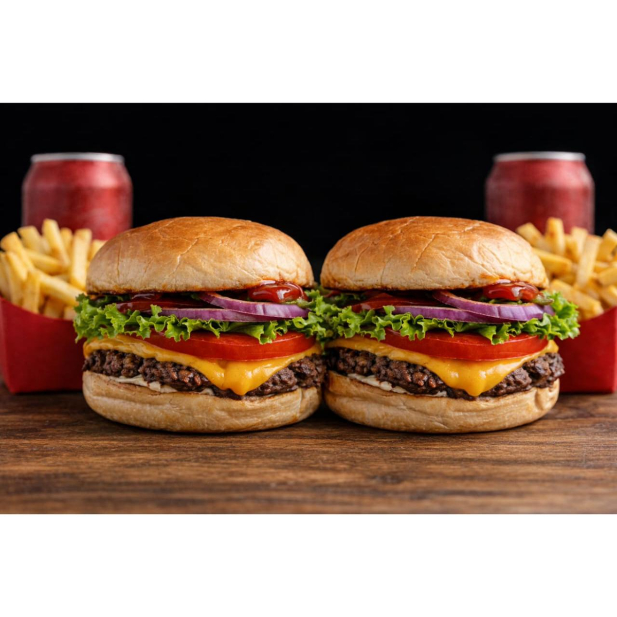 2 Salada Smash+ 2 batata+ 2 refri 350ml