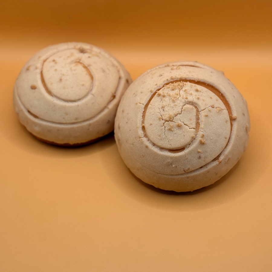 Concha de mazapán