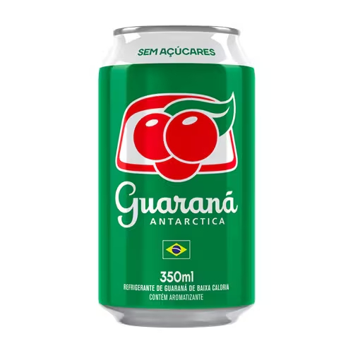 Refrigerante Guaraná Sem Açúcar Antarctica em lata 350ml