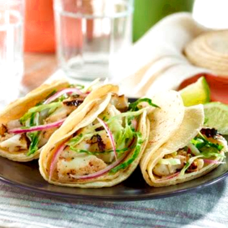 3 Tacos de Pescado