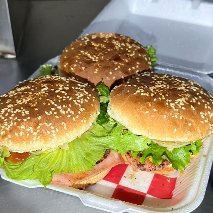 3 Hamburguesas de Res