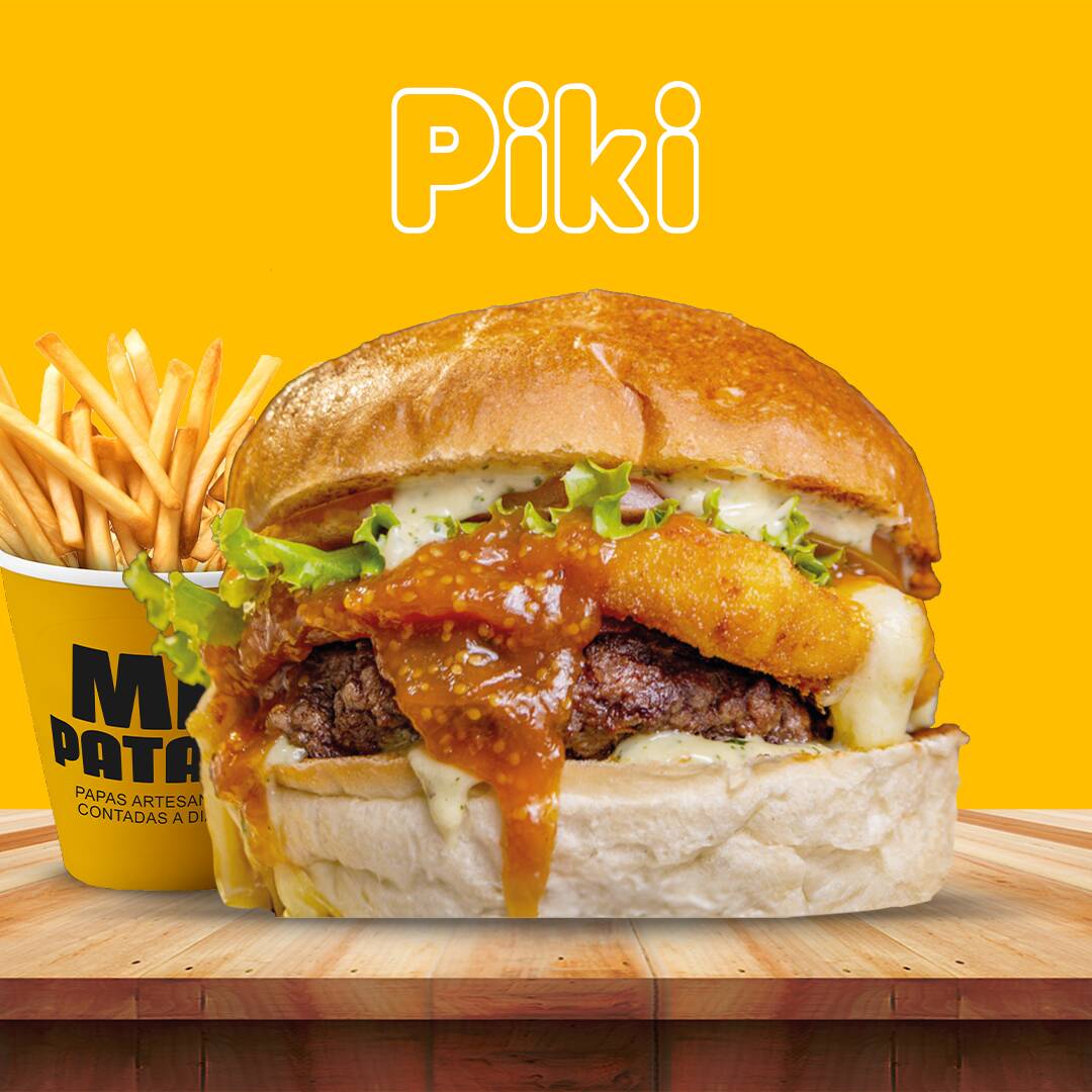 Mr Piki (Incluye Papas)