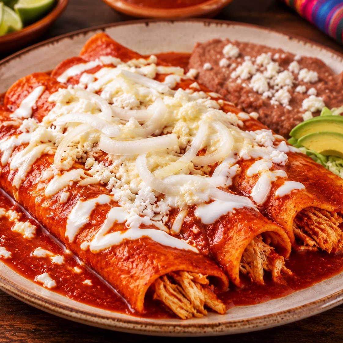 Enchiladas Rojas