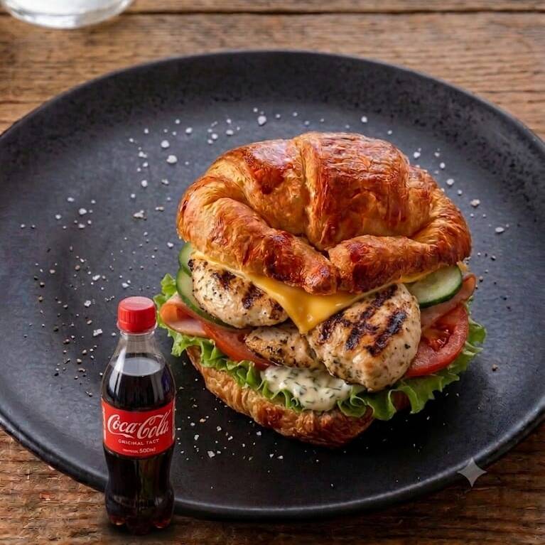 Croissant Pollo Empanizado Honey Red Hot