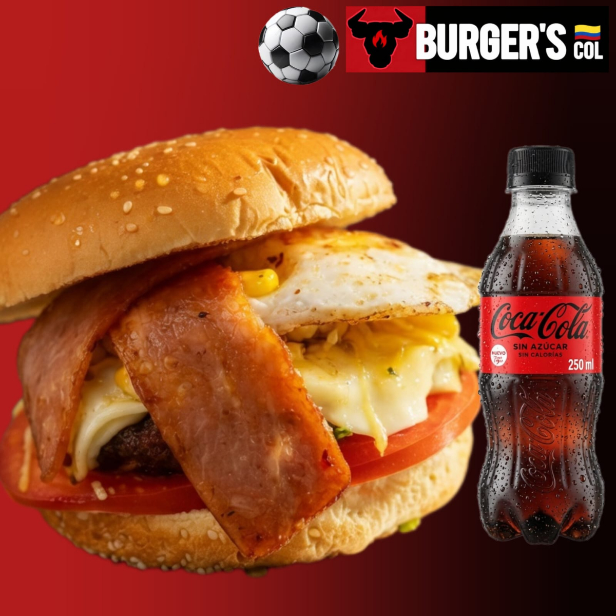 COMBO BURGER HOUSE + GASEOSA ⭐