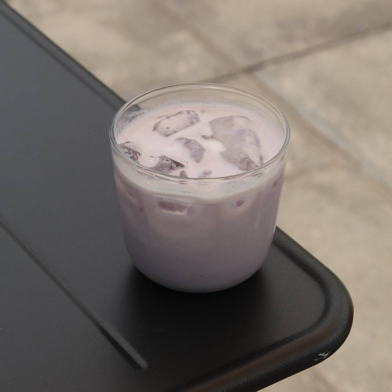 Iced Taro Latte